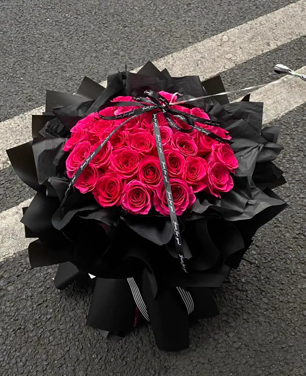 网红款弗洛伊德玫瑰鲜花速递同城北京上海深圳成都节日送女友花束