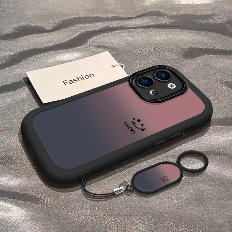 渐变笑脸适用OPPOReno9手机壳新款Reno9Pro保护套软硅胶0PP0Ren09