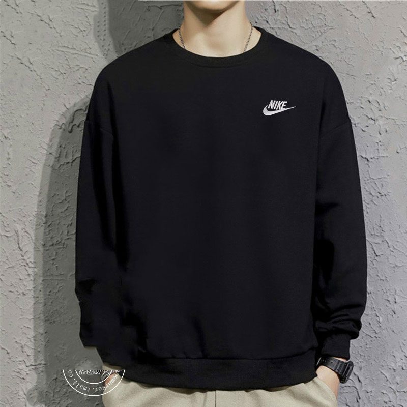 【专属】耐克加绒卫衣男上衣2025新款运动圆领休闲套头衫BV2663