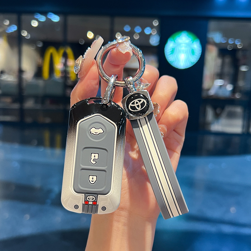 老款汉兰达钥匙套13/12/11款专用丰田汉兰达汽车钥匙包遥控扣壳男