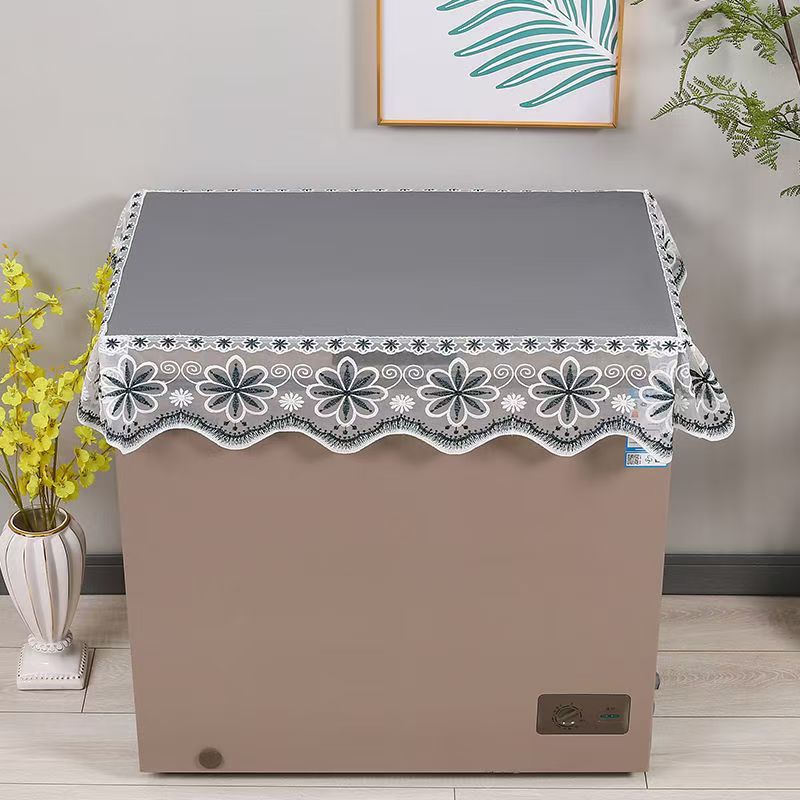 冰柜防尘盖布新款防水防油防尘垫子冰柜翻盖冰箱防尘盖布长方形