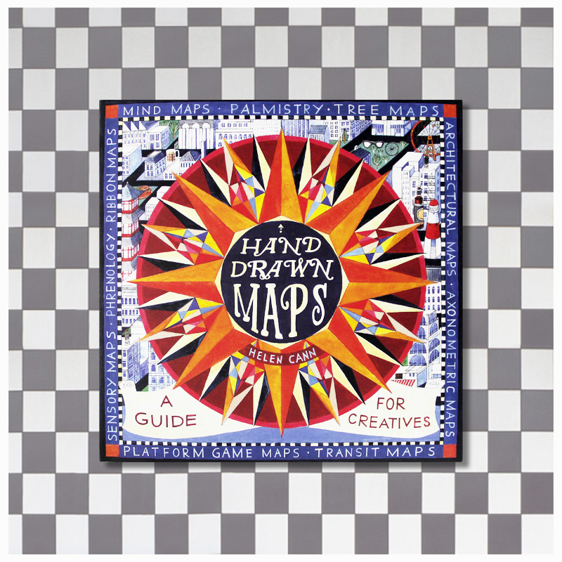 Hand Drawn Maps手绘地图 广告素材指南英文平面手绘平面设计书籍