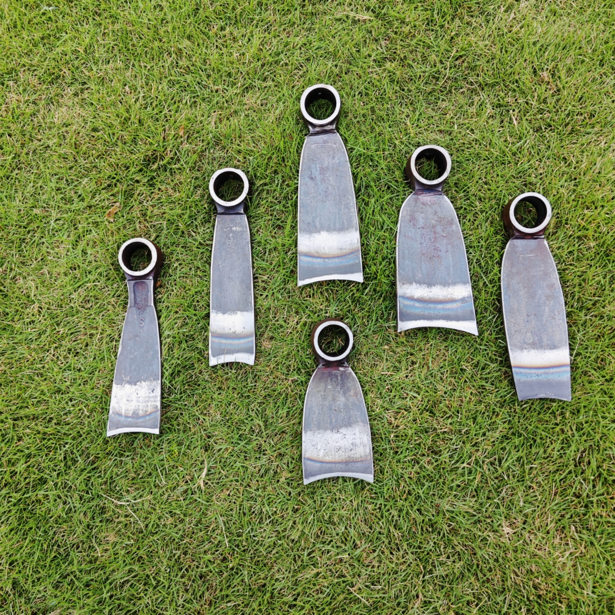 发动机连杆锻打月牙口锄头户外挖野菜钓位山货打理小花园菜园专用