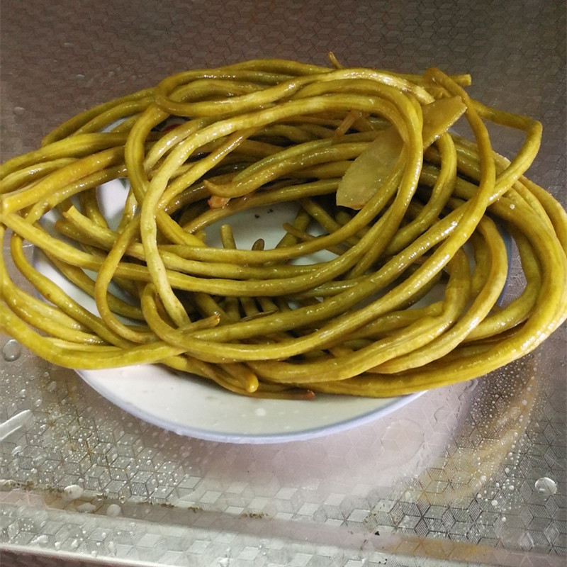 腌缸豆湖北麻城特产腌豆角农家手工制作500克包邮