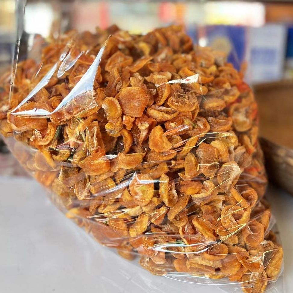 2025罗田甜柿晒干柿子干柿子片零食