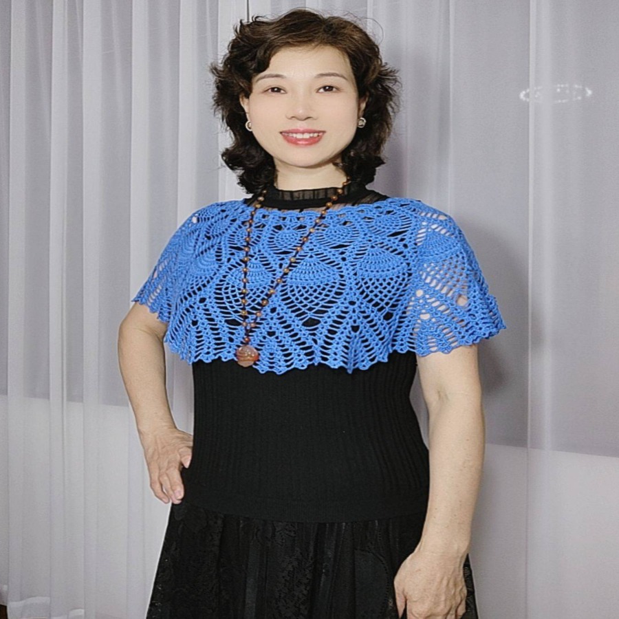 白云菠萝花仙斗篷教程