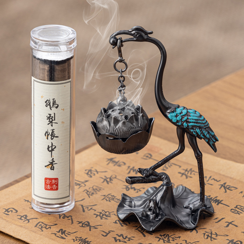 帐中香爆款悬挂吊炉祥云香香薰檀香沉香盘香家用室内2025持久熏香
