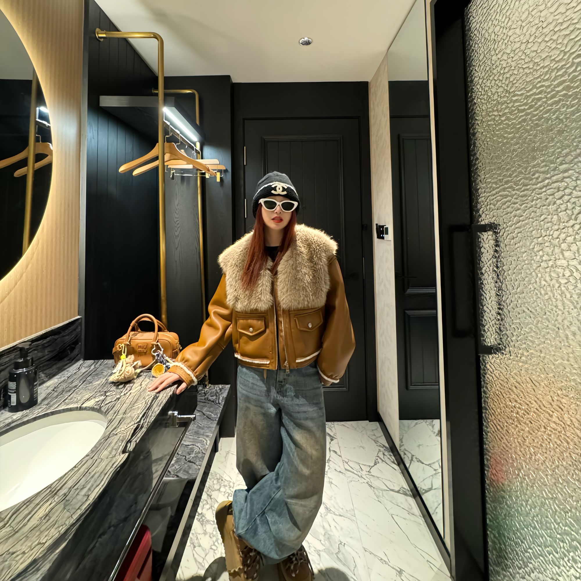 【冰岛极夜】/winter美拉德冬季设计师女短款时尚休闲保暖气质外套