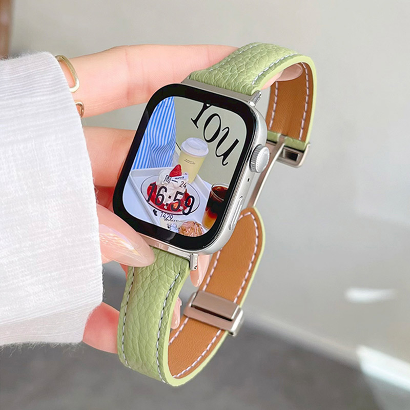 适用华为fit3表带手表新款小蛮腰荔枝皮夏天FIT4替换带女生男配件