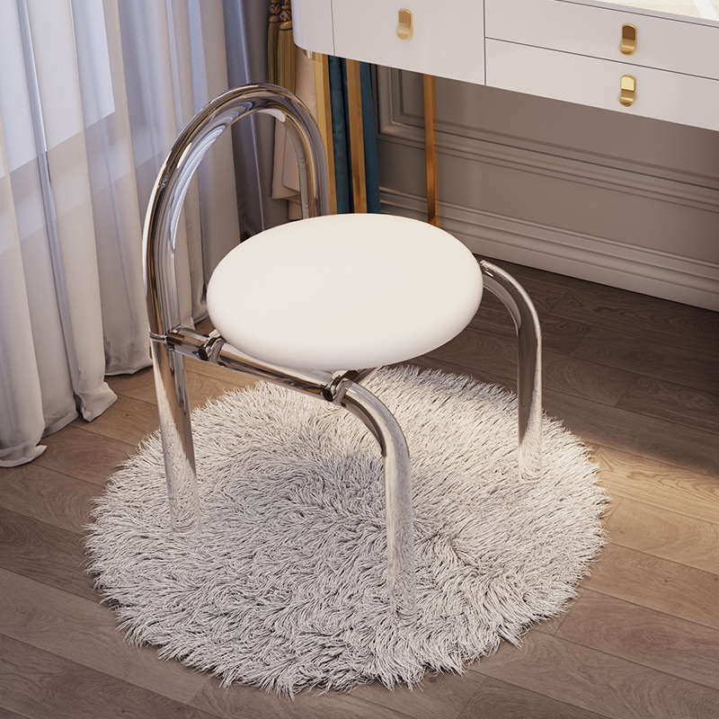 亚克力椅子客厅轻奢高颜值椅子主卧家用梳妆台化妆凳门口换鞋凳子