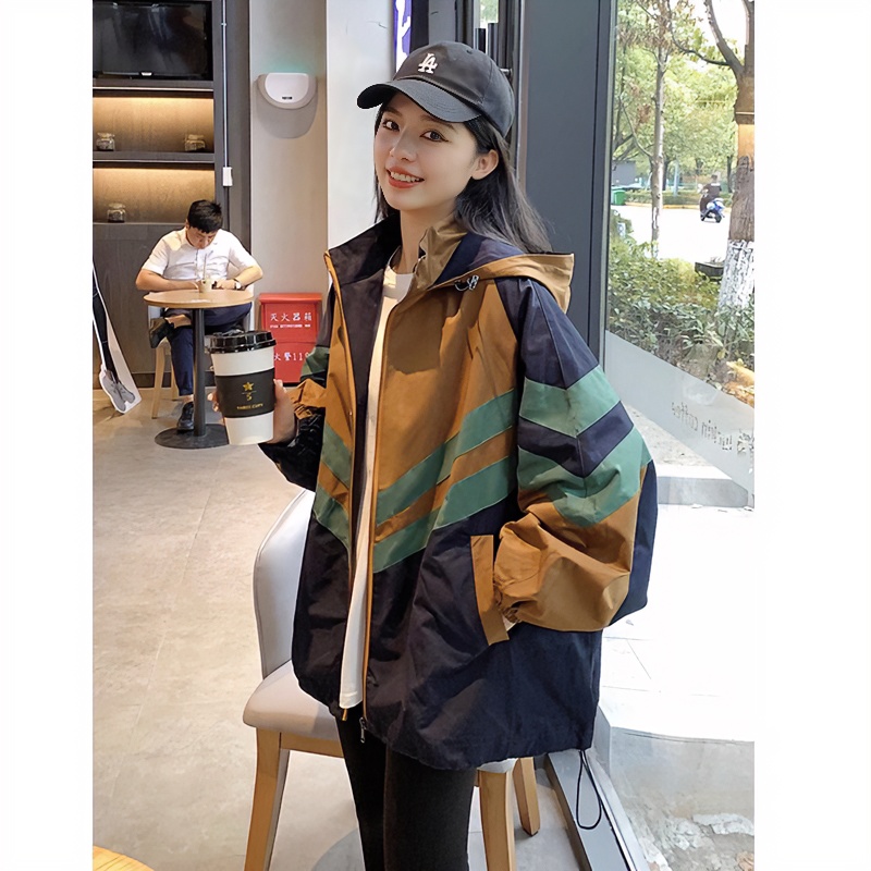 小香风潮流棒球服洋气百搭冲锋衣高级感炸街网红风衣外套女春秋款