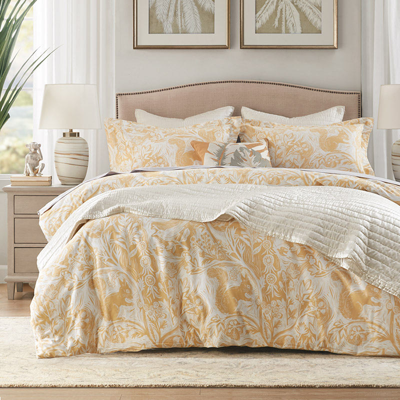 HARBORHOUSE全棉纯棉磨毛印花四件套床上用品Wattana床单加厚双面