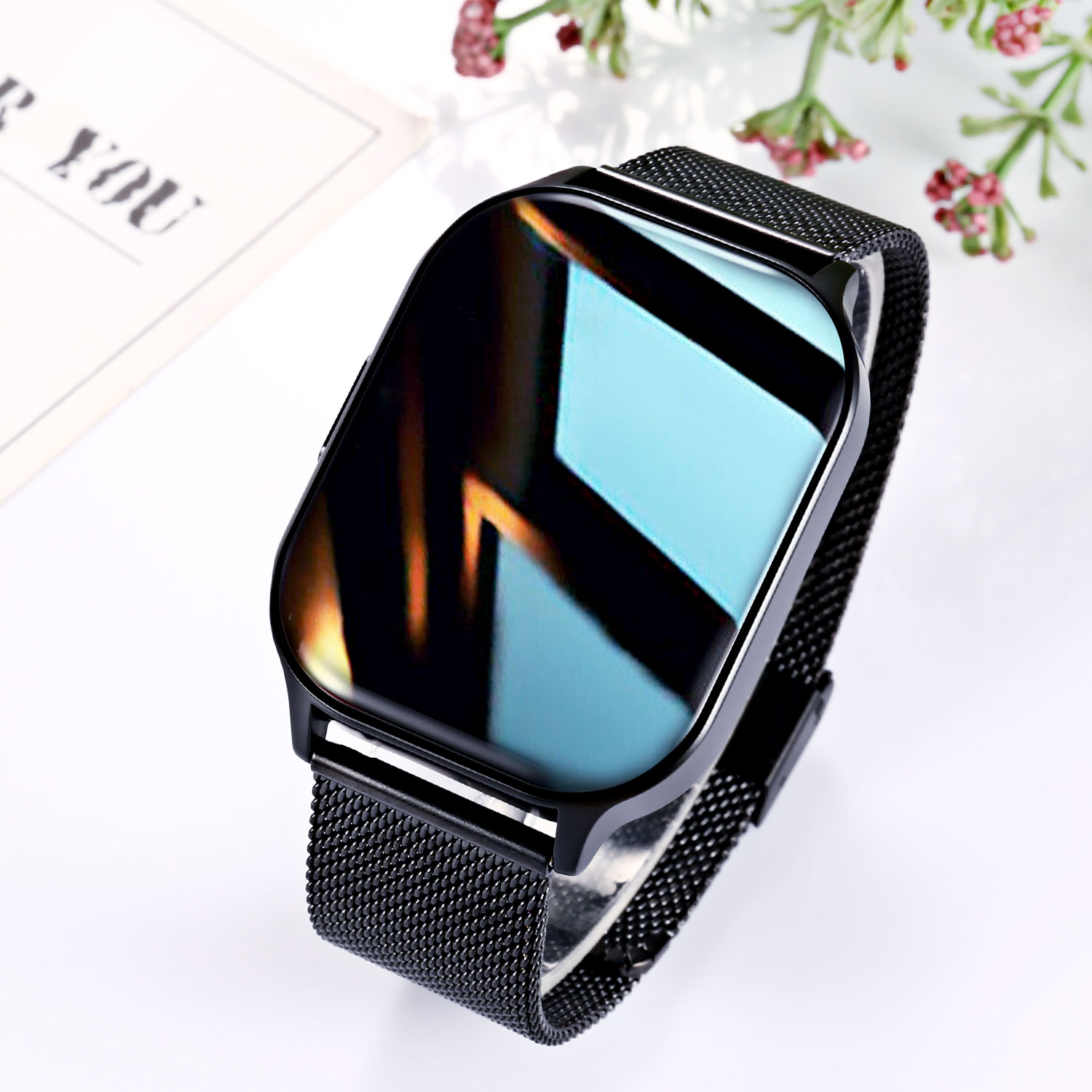 智能手表蓝牙电话离线支付多功能心率血压运动手表男女黑科技手环