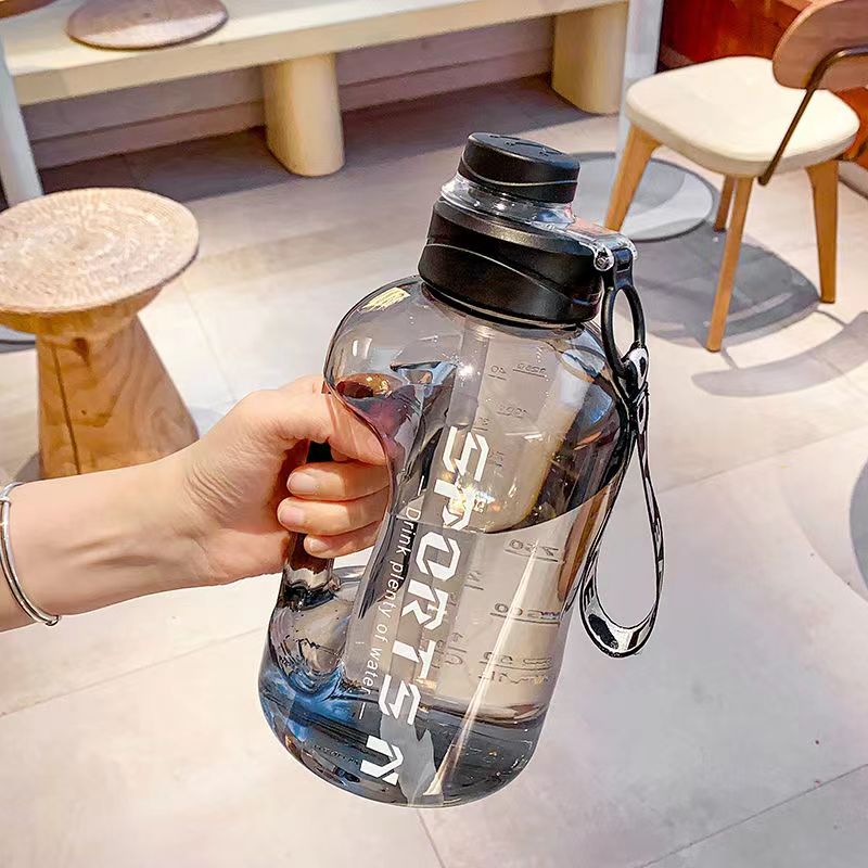 工地水杯4L5L大容量吨吨桶男女生运动健身水壶耐高温塑料大肚杯子