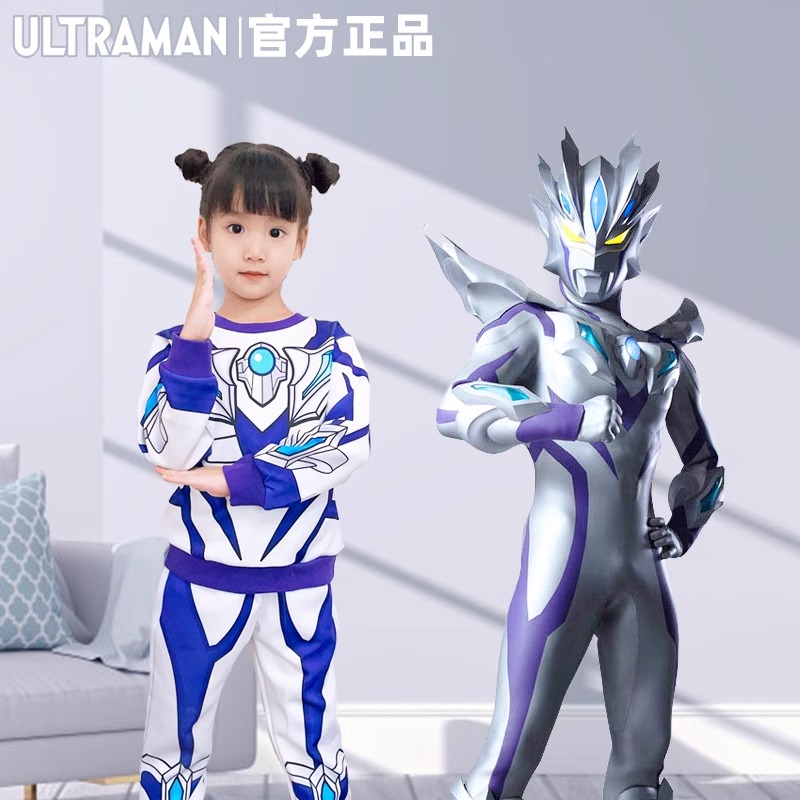 儿童潮牌服装2025炸街潮牌女生品质童装奥特曼衣服女童洋气套装