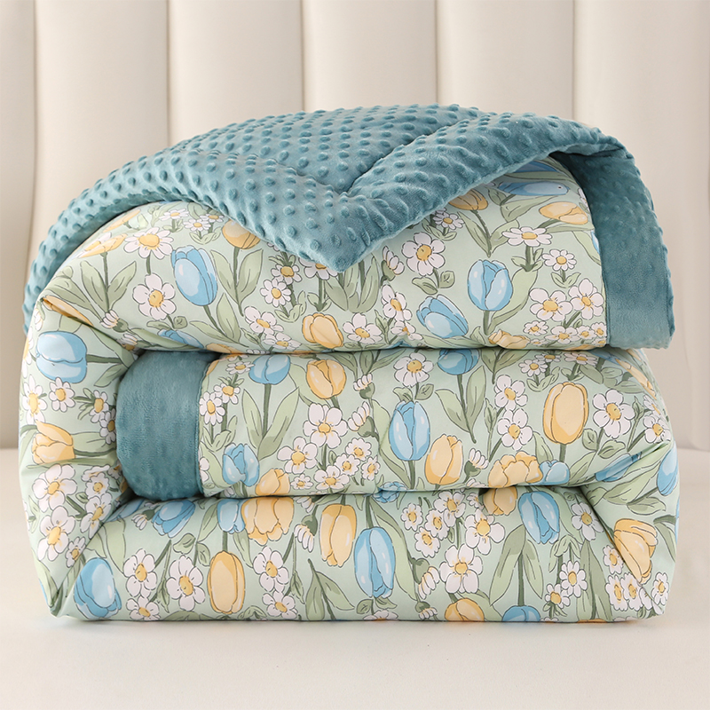 2025豆豆被秋冬被子加厚春秋被芯双人空调被单人学生宿舍被可机洗