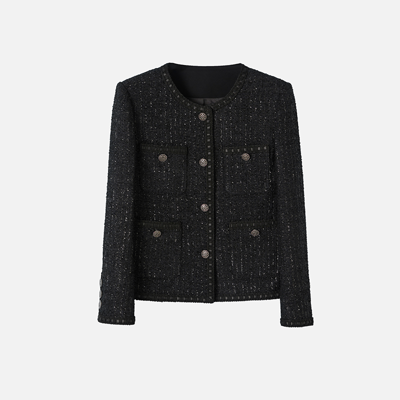 【星星罗马】2025秋季新款小香风减龄时尚百搭显瘦外套长袖经典质感