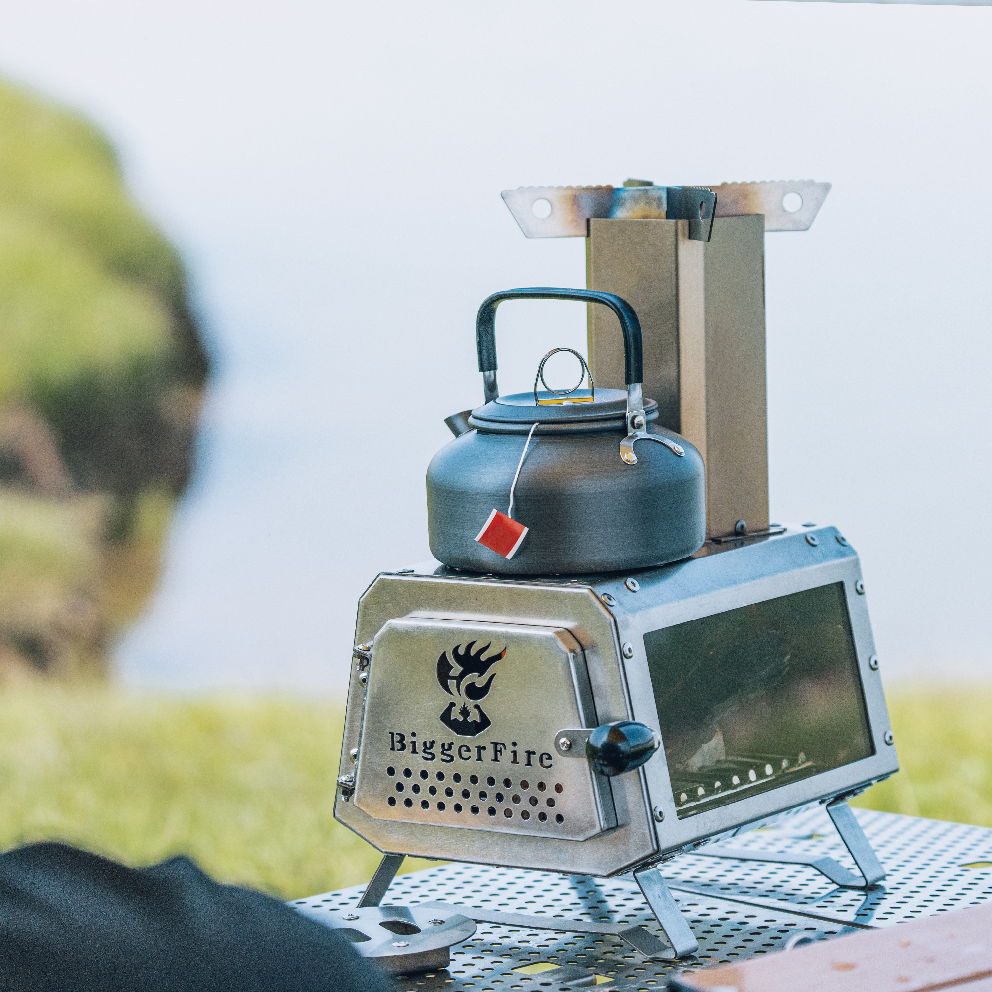 比格之火mini潜水艇 桌面炉取暖炉便携式耐用露营炉具 户外迷你炉