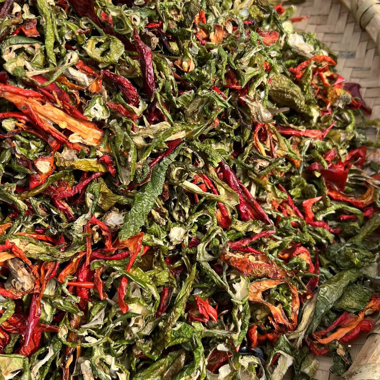 农家土辣椒新鲜辣椒干晒干辣辣哦 250g