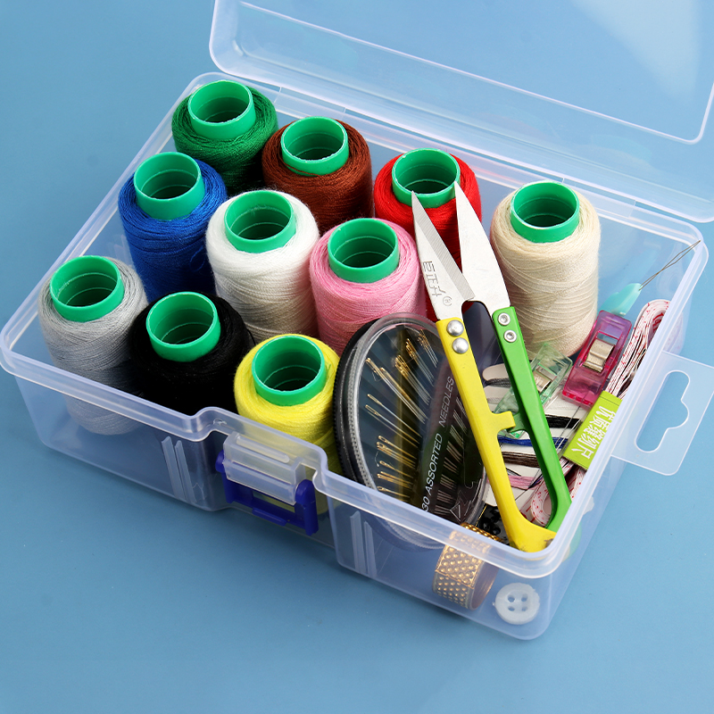 针线盒家用实用缝衣针线套装学生家庭宿舍便携针线包高质量收纳盒