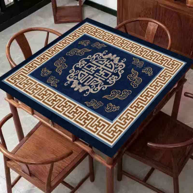 棋牌室隔音正方形防滑扑克牌九垫防噪音耐磨牌桌垫可水洗麻将桌垫