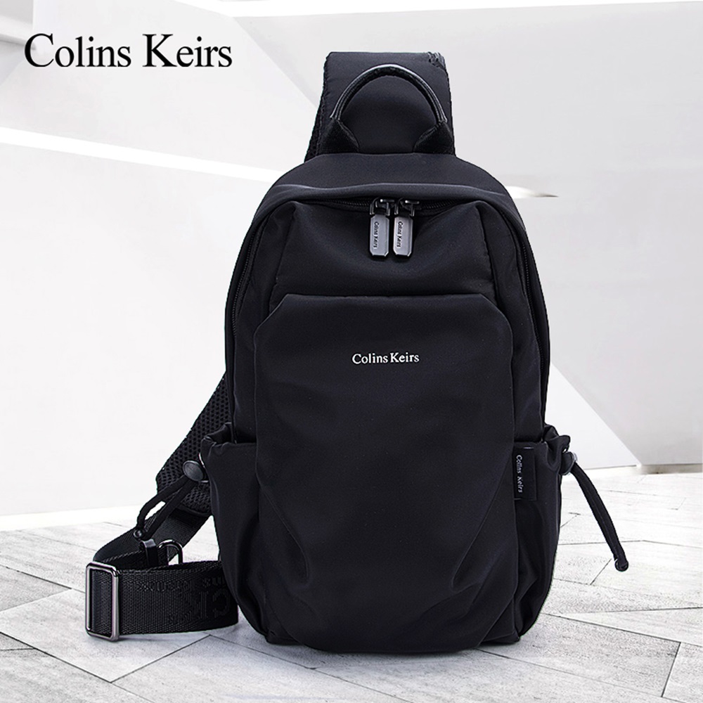 Colins Keirs男士斜挎包爆款休闲胸包多功能旅行单肩背包百搭潮流
