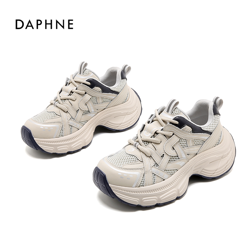 Daphne/达芙妮老爹鞋女2025秋冬新款女鞋潮流时尚百搭厚底运动鞋