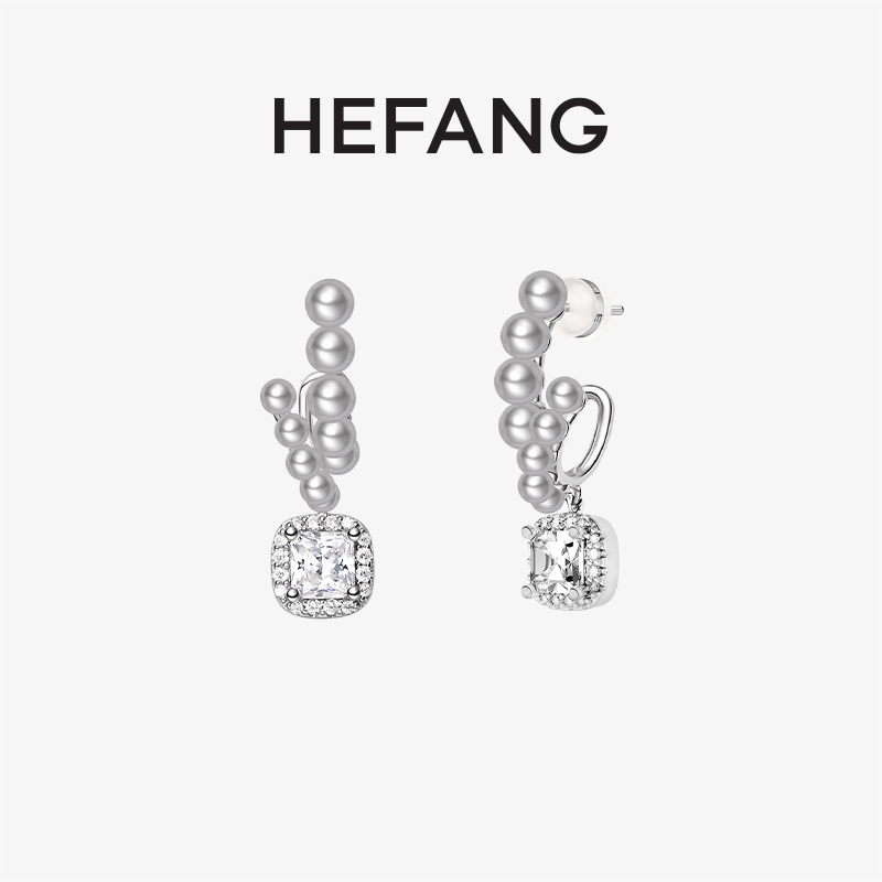 HEFANG方糖甜梦耳环轻奢时尚百搭送礼心意