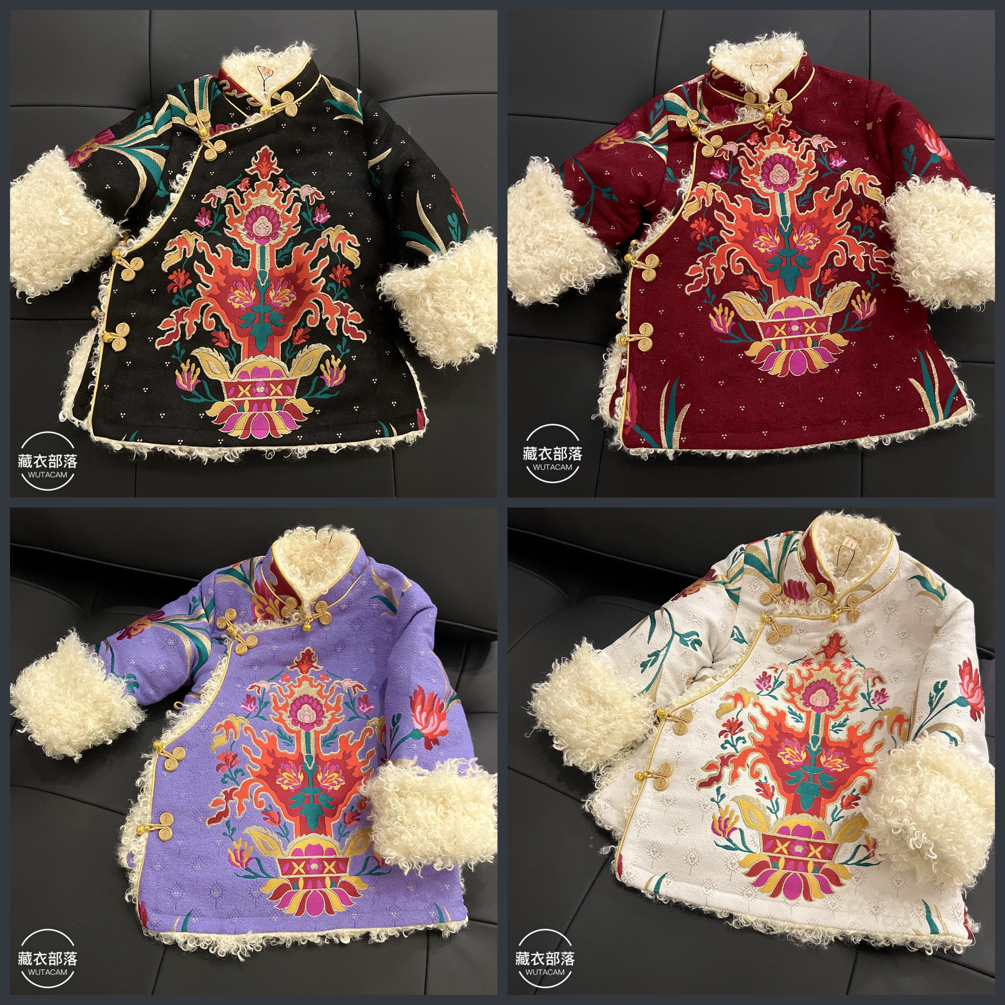 儿童加厚丰收秋冬冬季外套#儿童藏式外套#民族风外套宝宝加绒童装