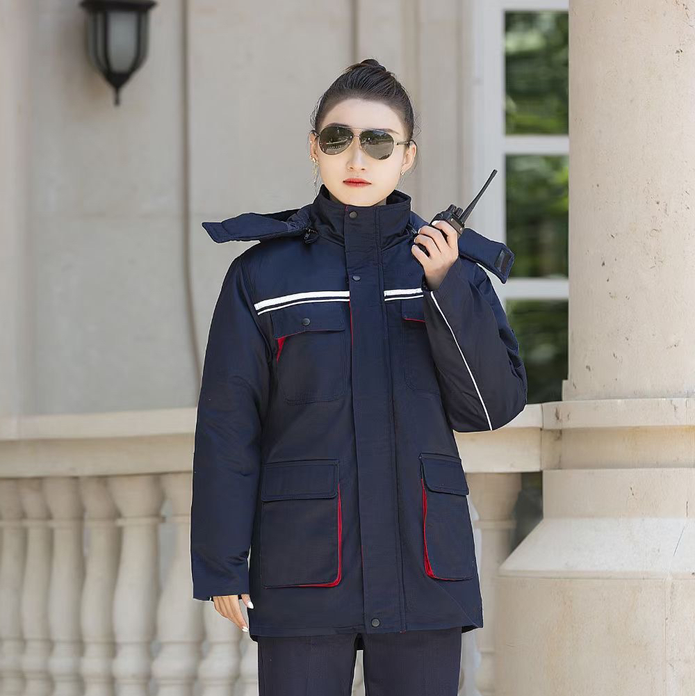 东北防静电加厚保暖工棉衣冬季中长款内胆可拆卸室外防风防寒定制