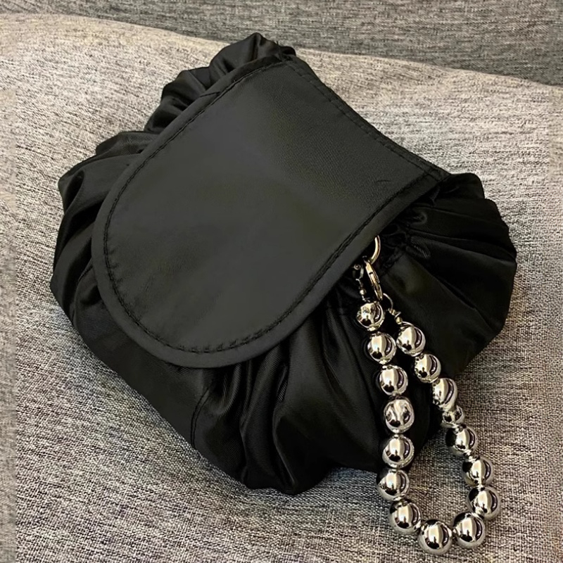 网红抽绳化妆包外出便携女士旅行洗漱化妆袋高端大容量束口收纳袋