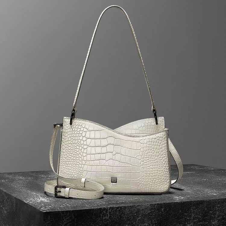 【专柜】Cuud时尚潮流轻奢牛皮腋下包小众高奢气质单肩斜挎真皮女包