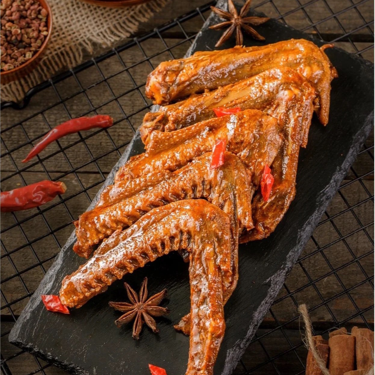 滇百汇鸭翅追剧小零食100g/袋*4袋装解馋方便小吃