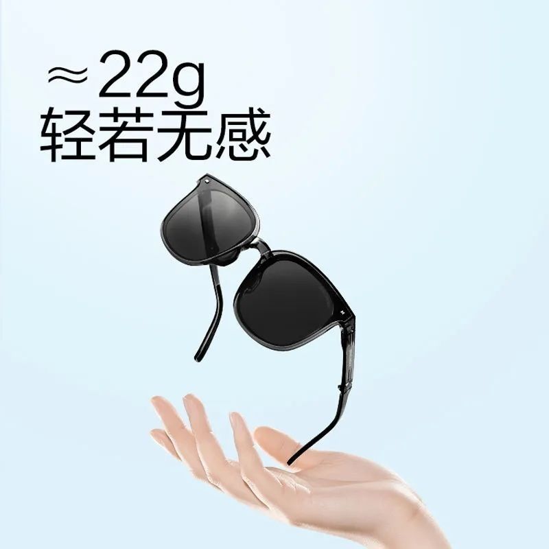 墨镜2022年新款潮可折叠茶色太阳镜防紫外线强光高级感ins