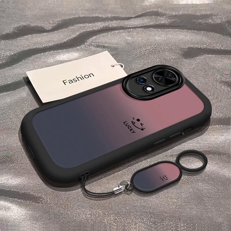 适用华为nova14手机壳渐变笑脸nova13Pro保护壳nova12pro防摔全包