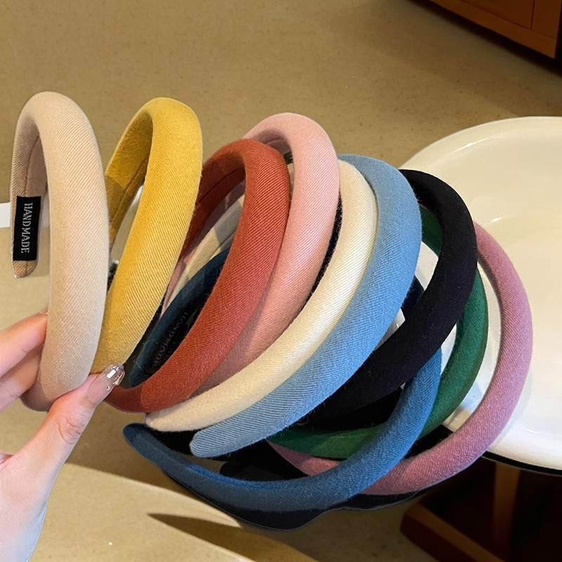 【爆款推荐】发捆边滑箍洗颅头女发顶饰子多巴宽箍新防款2发头