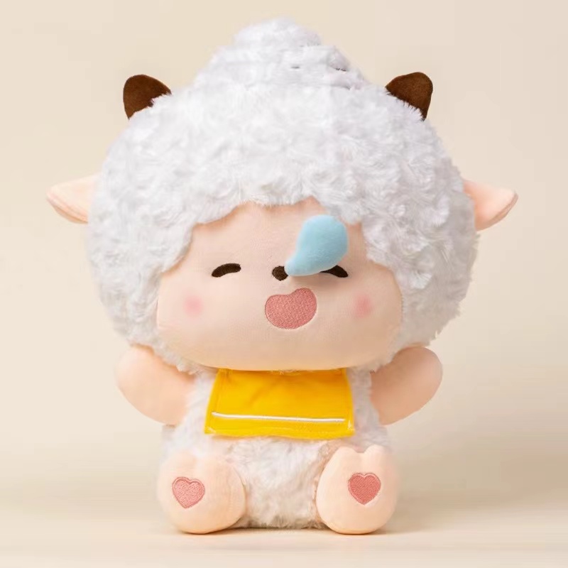 正版喜羊羊与灰太狼毛绒玩具抱抱懒羊羊玩偶小灰灰娃娃生日礼物女