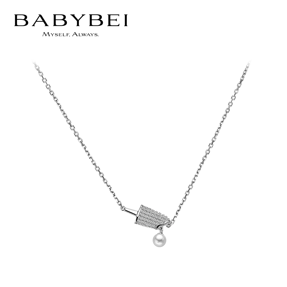 BABYBEI/初贝 坠链均925银 冰淇淋项链贝珠精致小众百搭锁骨链