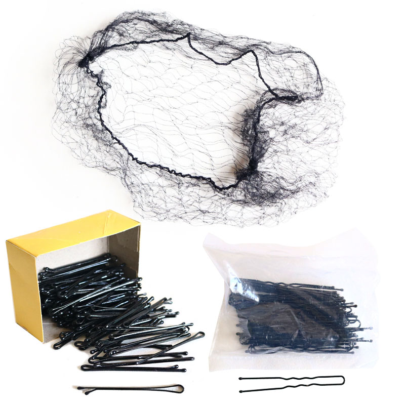 古装做造型汉服一字卡钢梳子假发编发工具隐形发网皮筋U型夹子