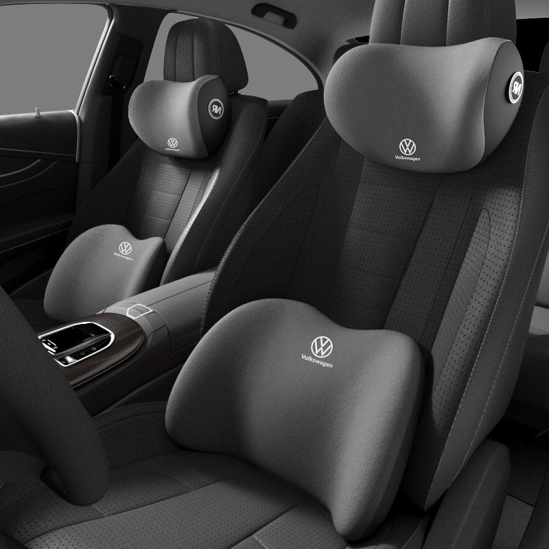 适用于大众速腾迈腾宝来高尔夫探岳大众CC揽境TROC汽车头枕和腰靠