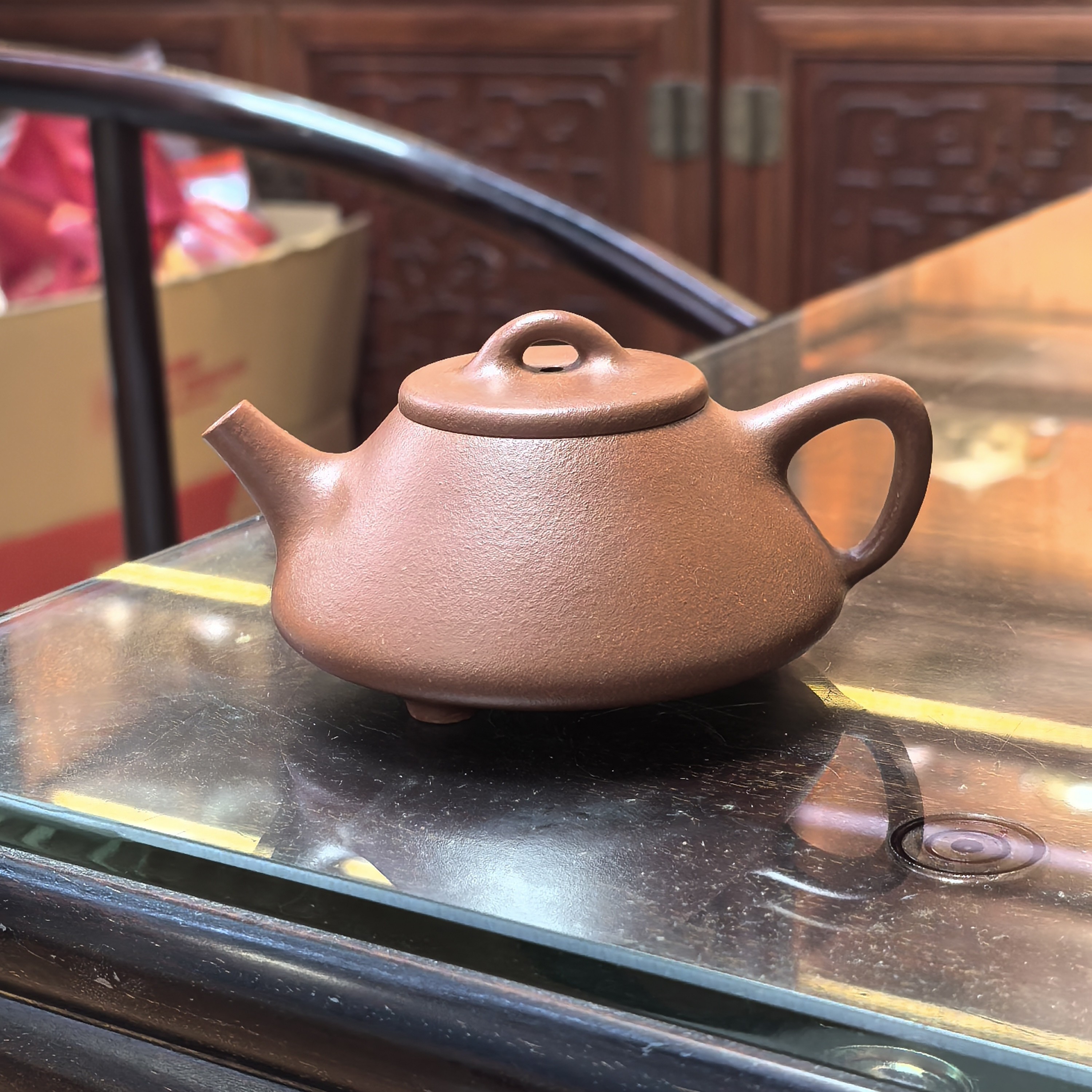 老乔监造-130cc半手工降坡泥子冶石瓢壶