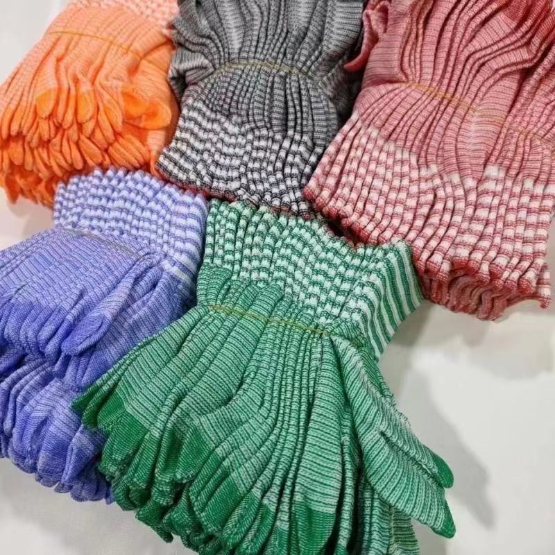 24只薄款尼龙手套轻薄批发耐用耐磨斑马纹干活透气防晒男女通用