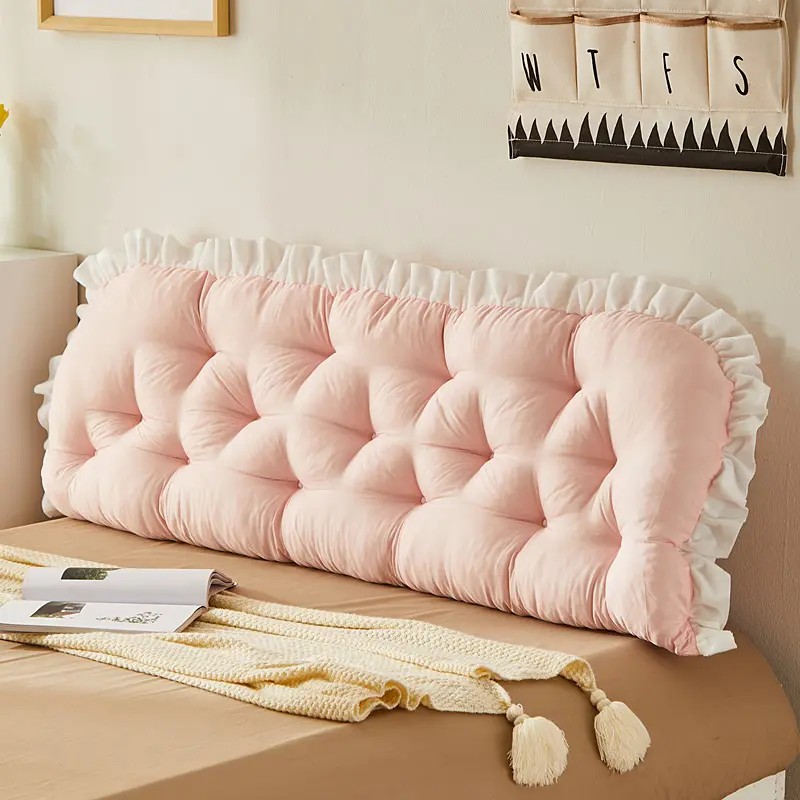 风床上护腰通用靠背床头专用靠枕软包宿舍套罩公主欧式高档新款