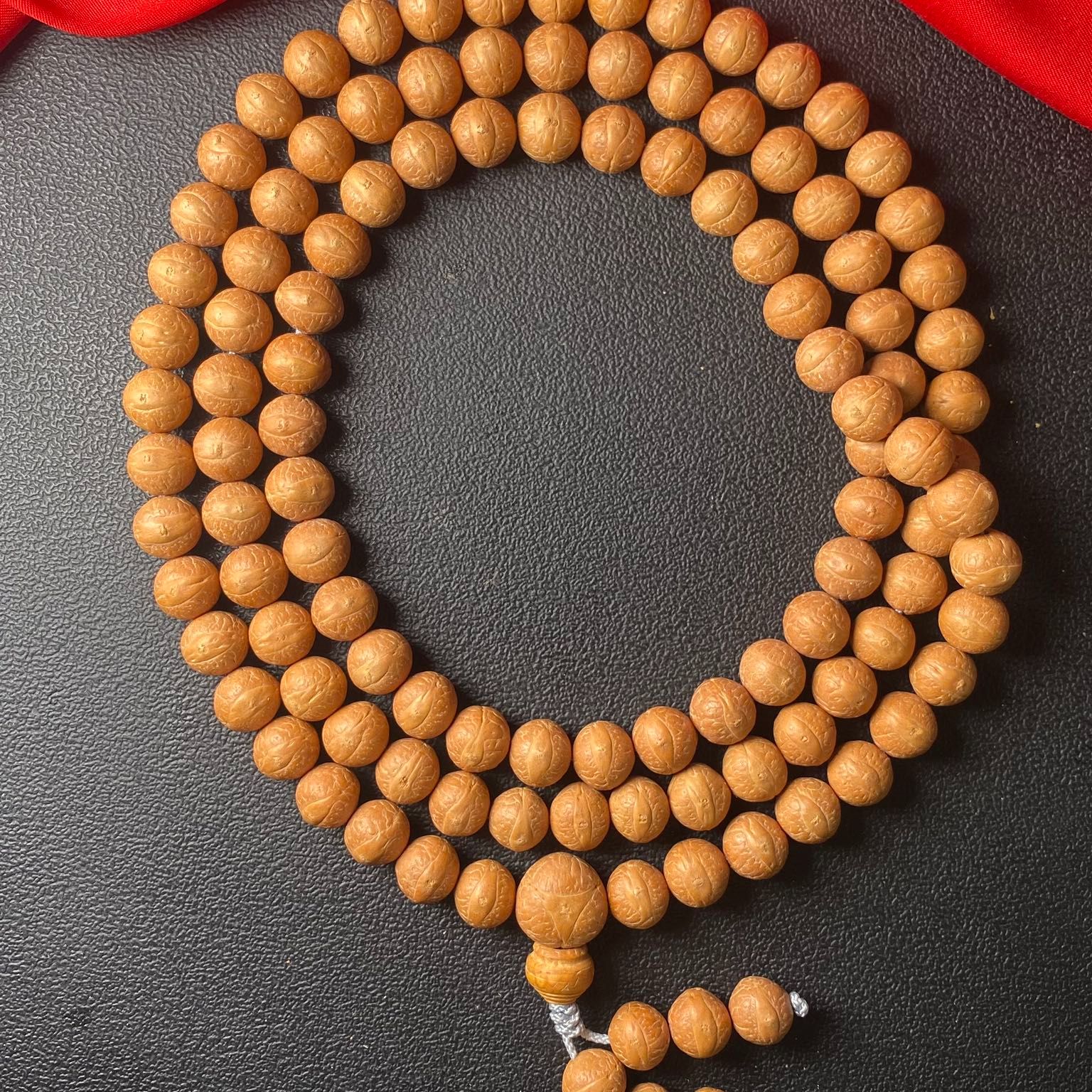 尼泊尔11.5mm小凤眼菩提手串念珠