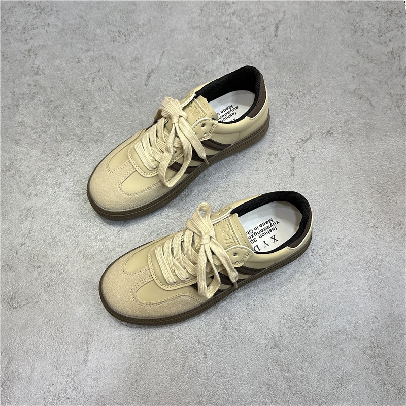 阿甘鞋女复古新款爆款春季板鞋休闲运动鞋百搭小白鞋软底德训鞋子