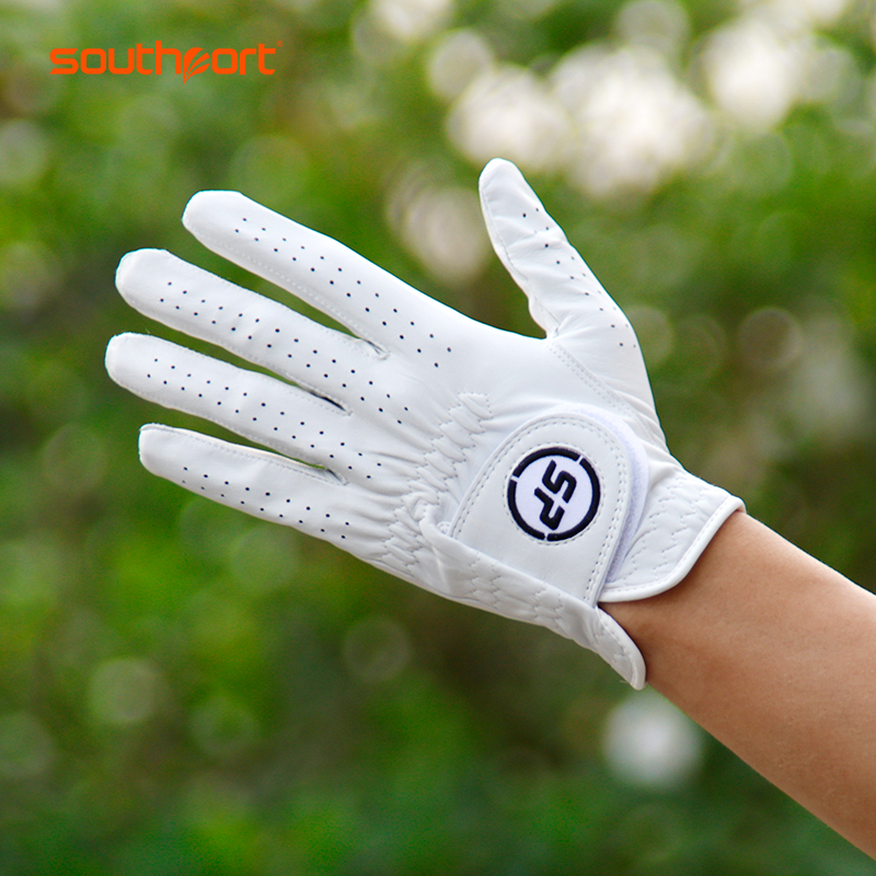 秀仕宝品牌高尔夫男士手套高端小羊皮舒适透气耐磨防滑左手秋冬季