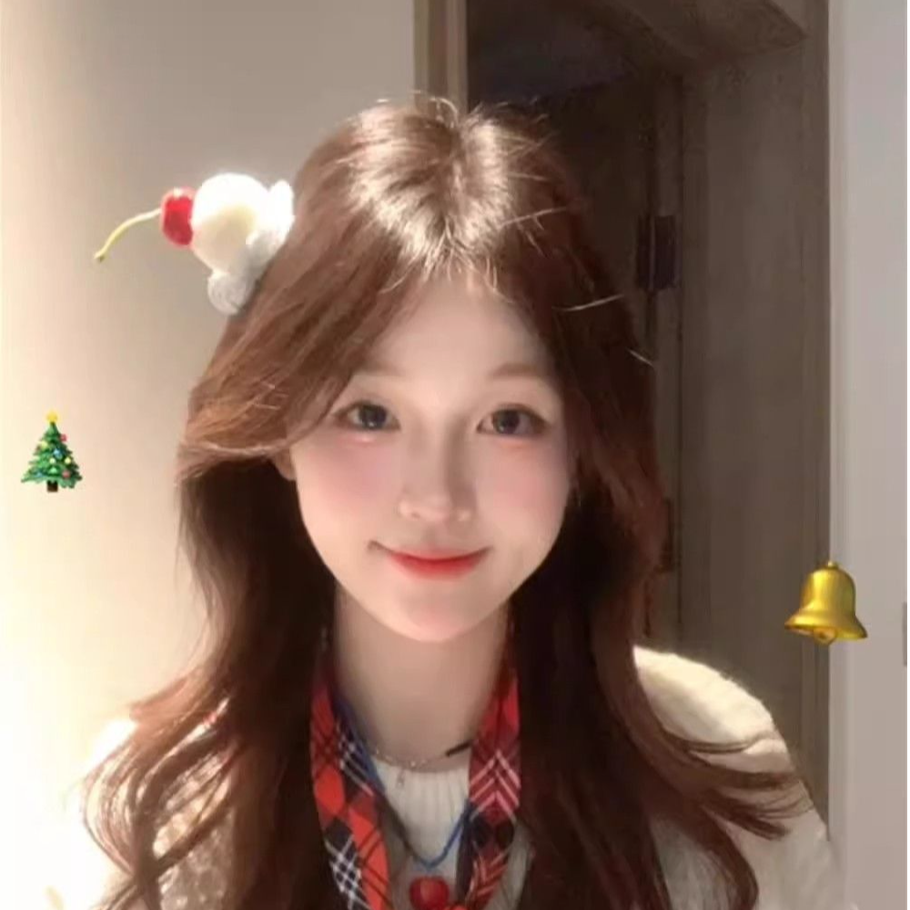 小众设计可爱奶油樱桃小蛋糕发夹韩系ins甜美少女感发饰拍照头饰