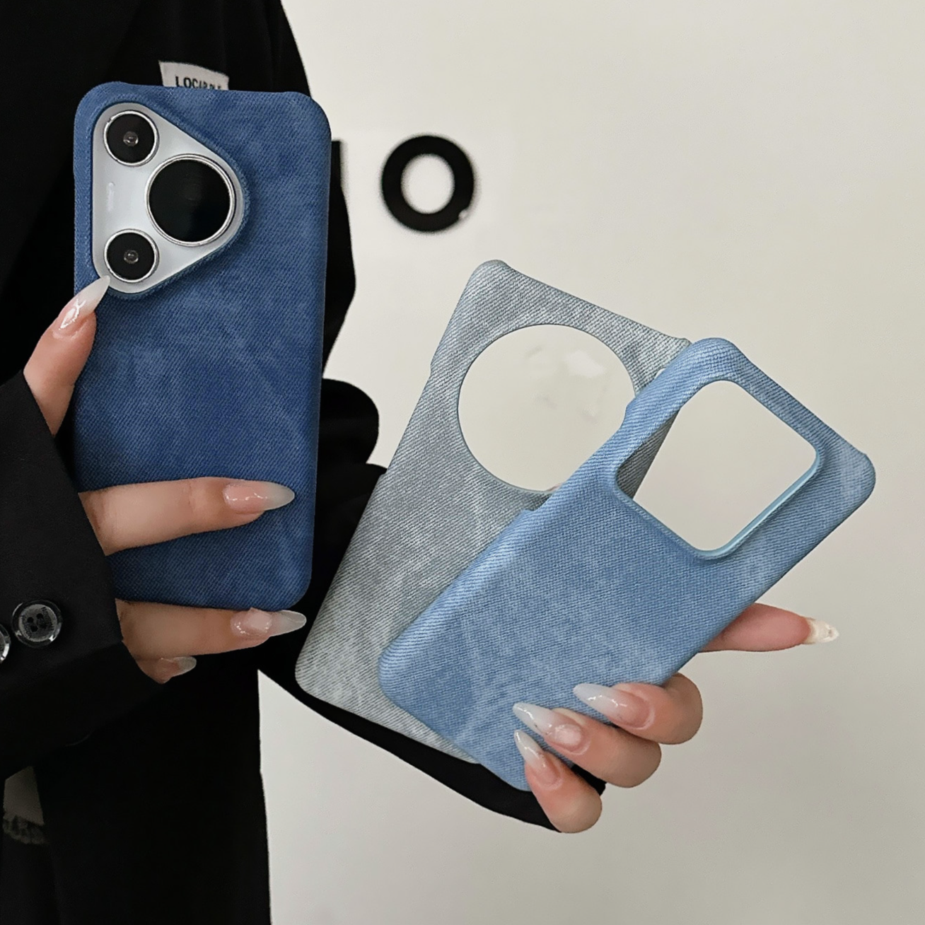 复古橙牛仔华为P80Pro手机壳findx9小米15秋冬X300P荣耀magic8Pro