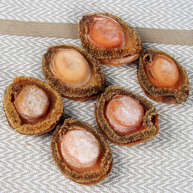 精选20头大鲍鱼溏心鲍250g-500g海味干货海鲜佳品营养滋补鲍鱼干