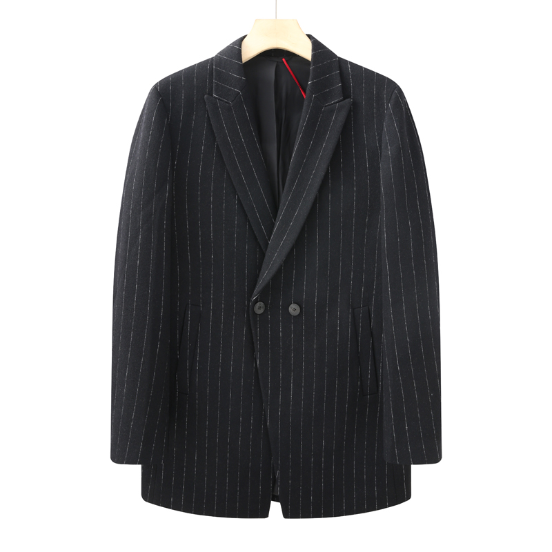 CA400 机场货 卡秋冬男毛呢大衣 一粒双排扣保暖外套时尚都市